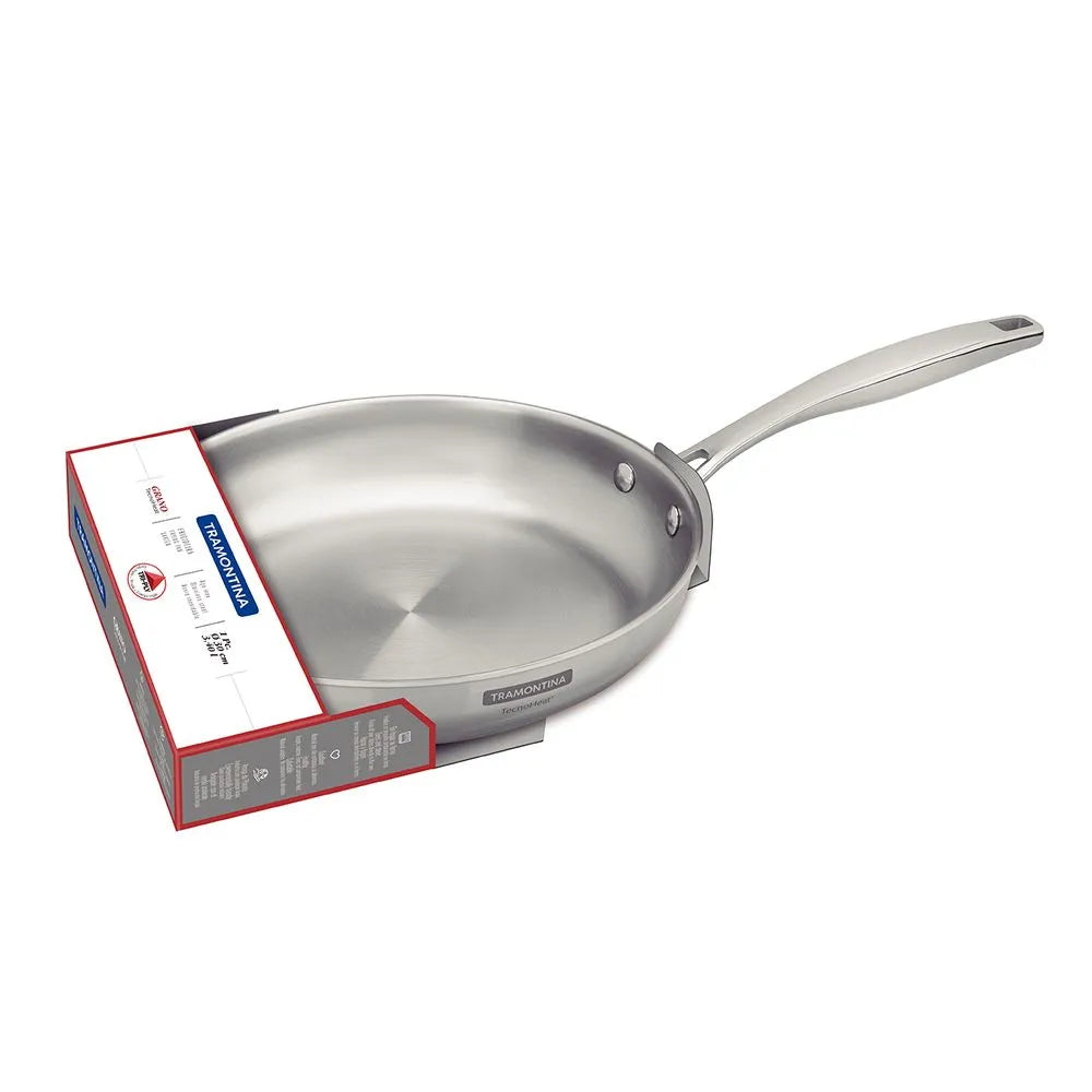 Sartén Grano Acero Inoxidable. 30 cm - Tramontina