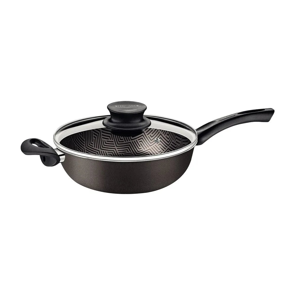 Sartén Honda c/Tapa 24 cm de diámetro Paris - Tramontina