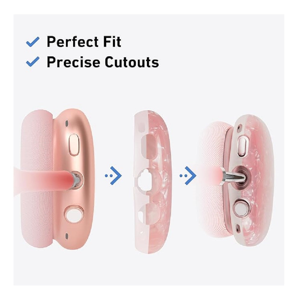 Case protector de TPU para AirPods Max efecto mármol