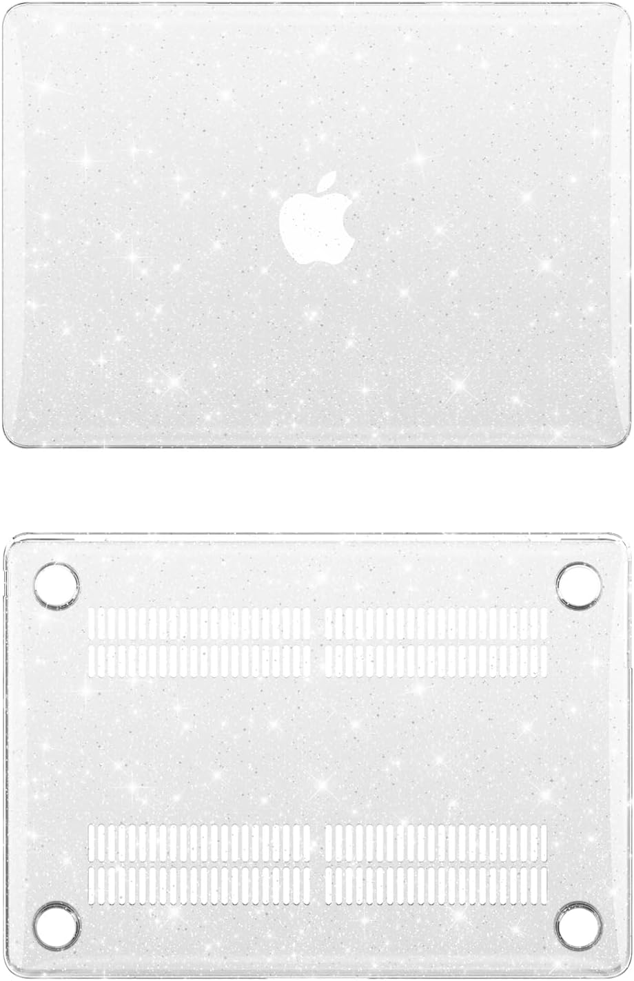 Funda transparente Glitter para MacBook AIR/ PRO 13/13.3/14.2/15.3
