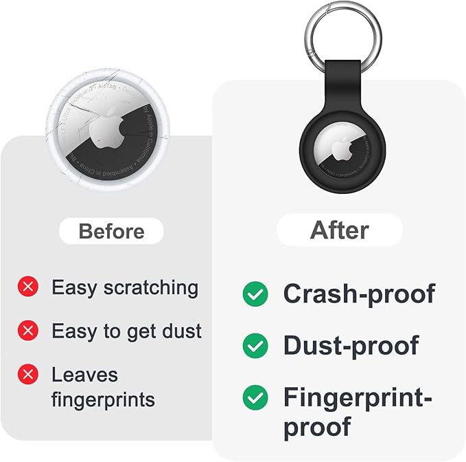 Funda protectora de silicona para AirTag