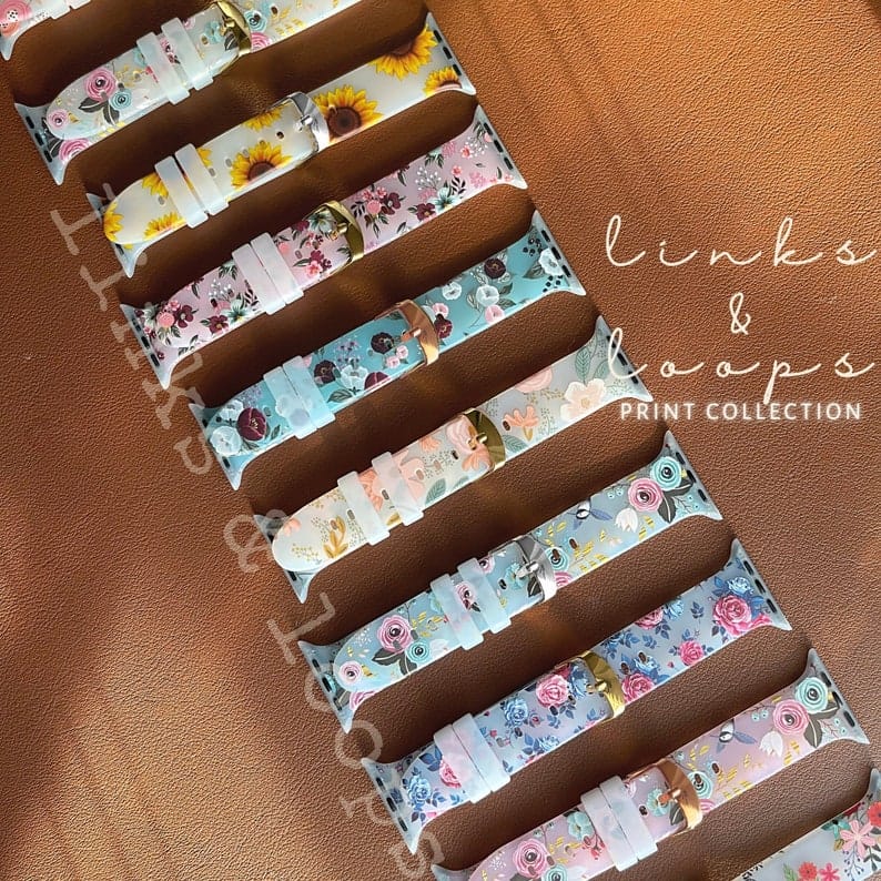 Correa Soft Floral para Apple Watch Serie 3/4/5/6/7/8/9/10 SE/ Ultra