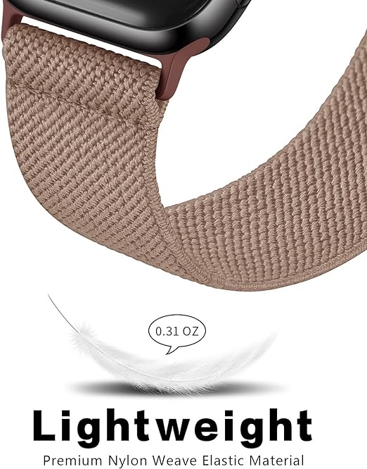 Bandas elásticas de nylon compatibles con Apple Watch 6/5/4/3/2/1 SE