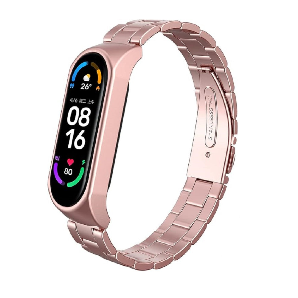 Correa de acero en eslabones para MI band 7
