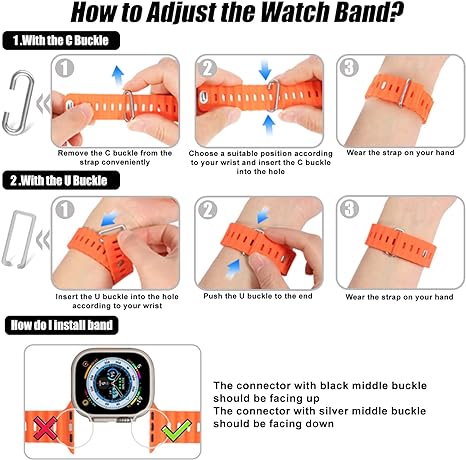 Correa Ocean Ultra para Apple Watch 4/5/6/7/8/9/SE/Ultra