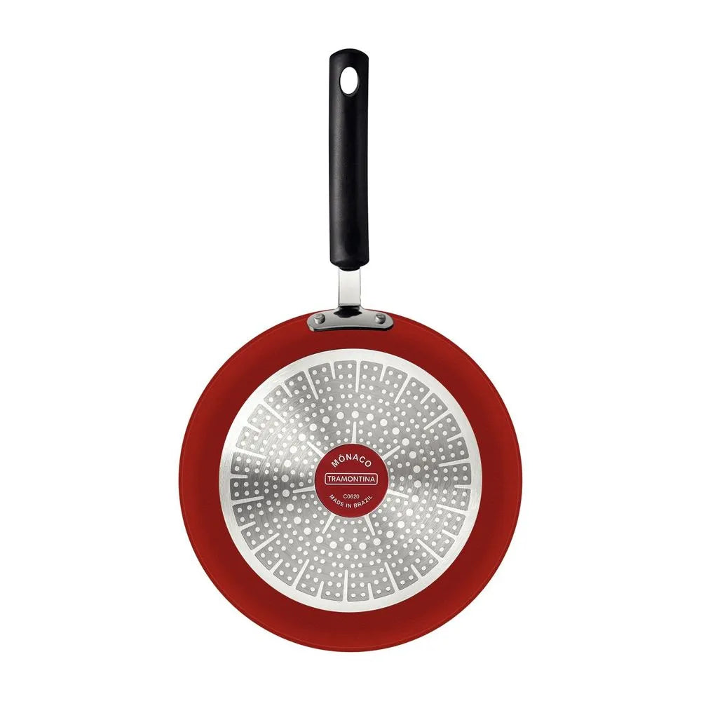 Sartén 26Cm de diámetro Monaco Induccion Rojo Tramontina