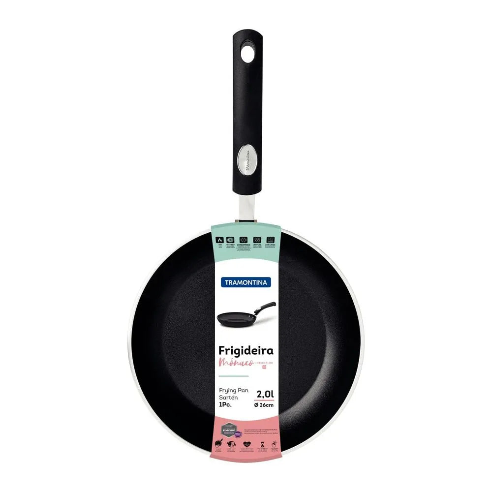 Sartén 26 Cm diámetro Monaco Induction Negro Tramontina