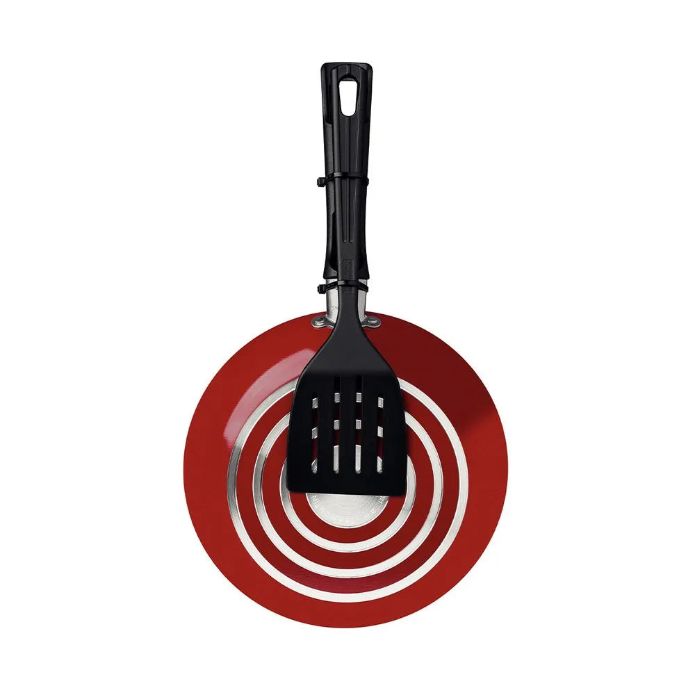 Sartén 26Cm diámetro 2Mm Rojo Roch-Loreto C/Espátula Tramontina