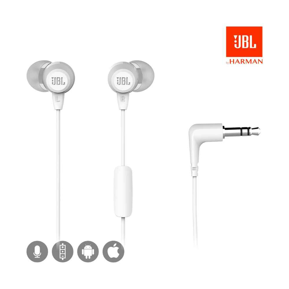 JBL C50HI audifonos con microfono, aislamiento de sonido