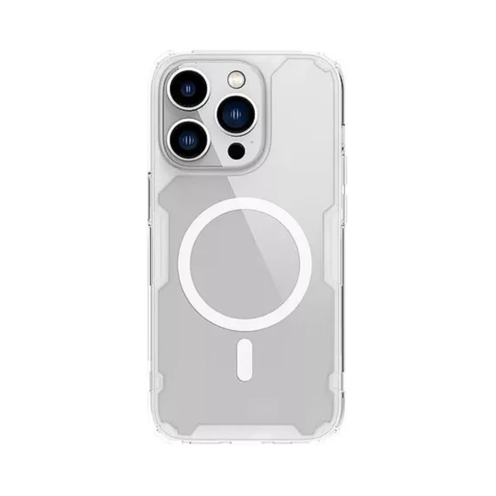 Case transparente magnética para iPhone 12/13/14/15 Mini/Pro/Max