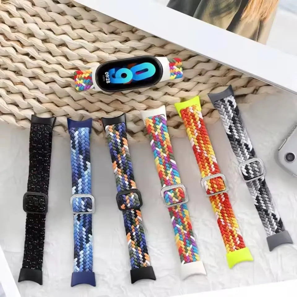 Correa De Nylon Trenzada Loop Para Xiaomi Smart Band 8/9/10