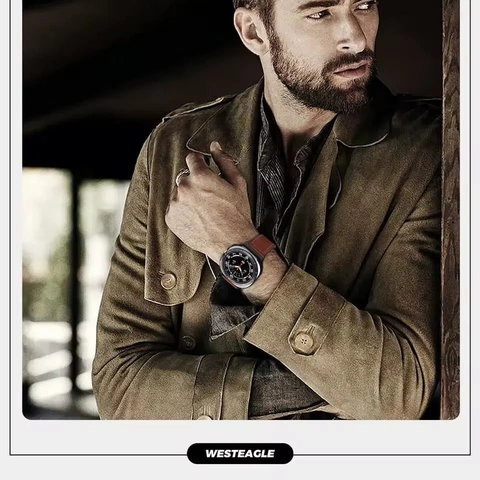 Correa De Cuero Imantada Para Samsung Galaxy Watch Ultra 47mm