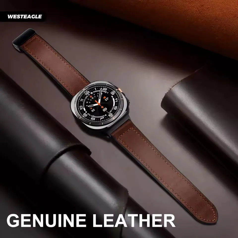 Correa De Cuero Imantada Para Samsung Galaxy Watch Ultra 47mm