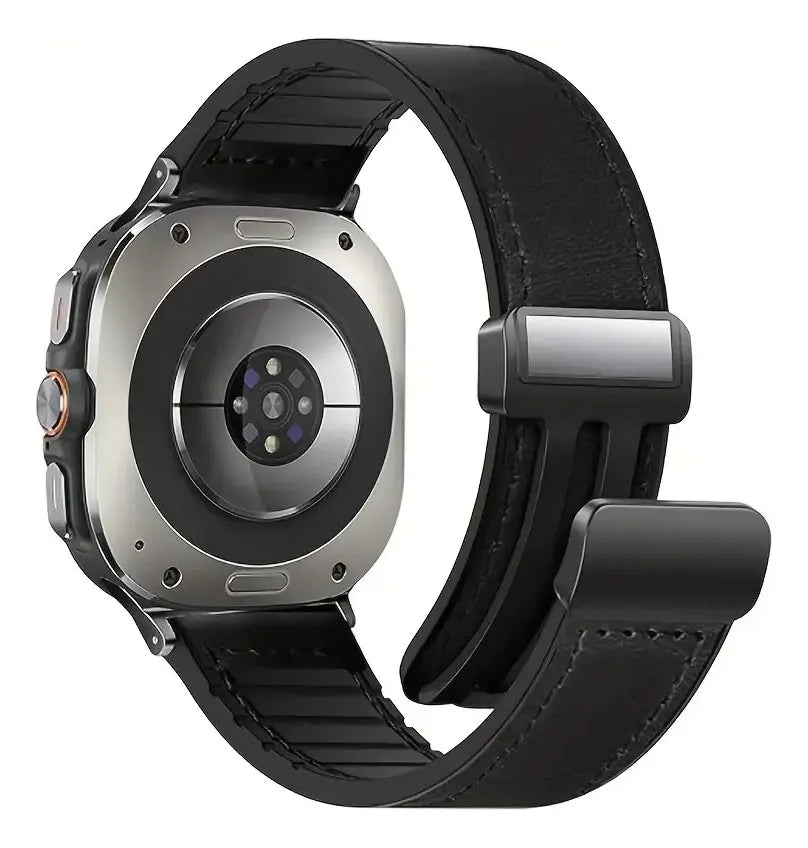Correa De Cuero Imantada Para Samsung Galaxy Watch Ultra 47mm