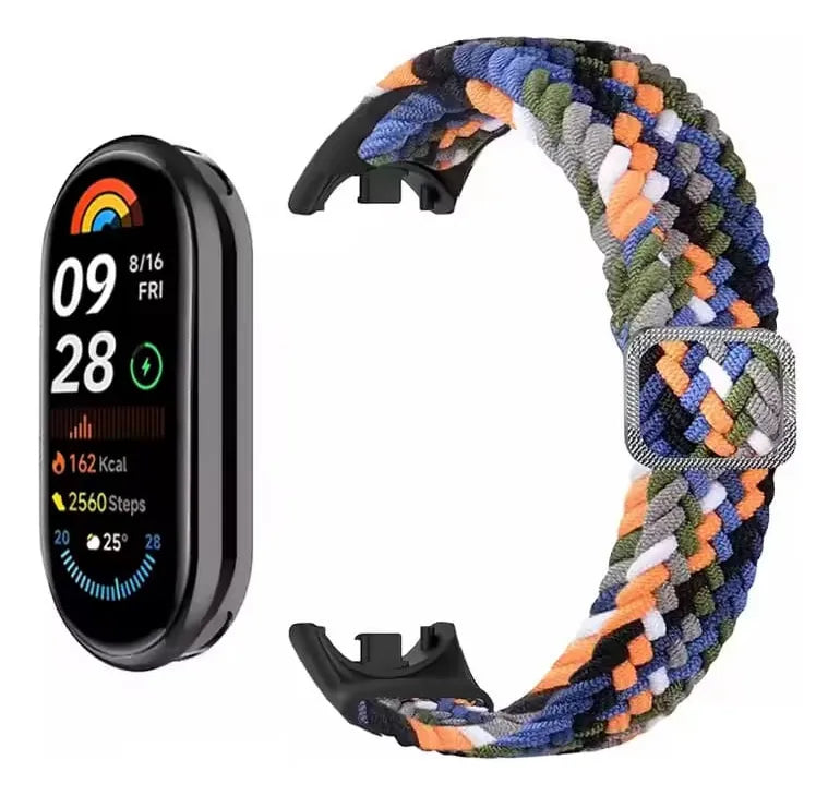 Correa De Nylon Trenzada Loop Para Xiaomi Smart Band 8/9/10