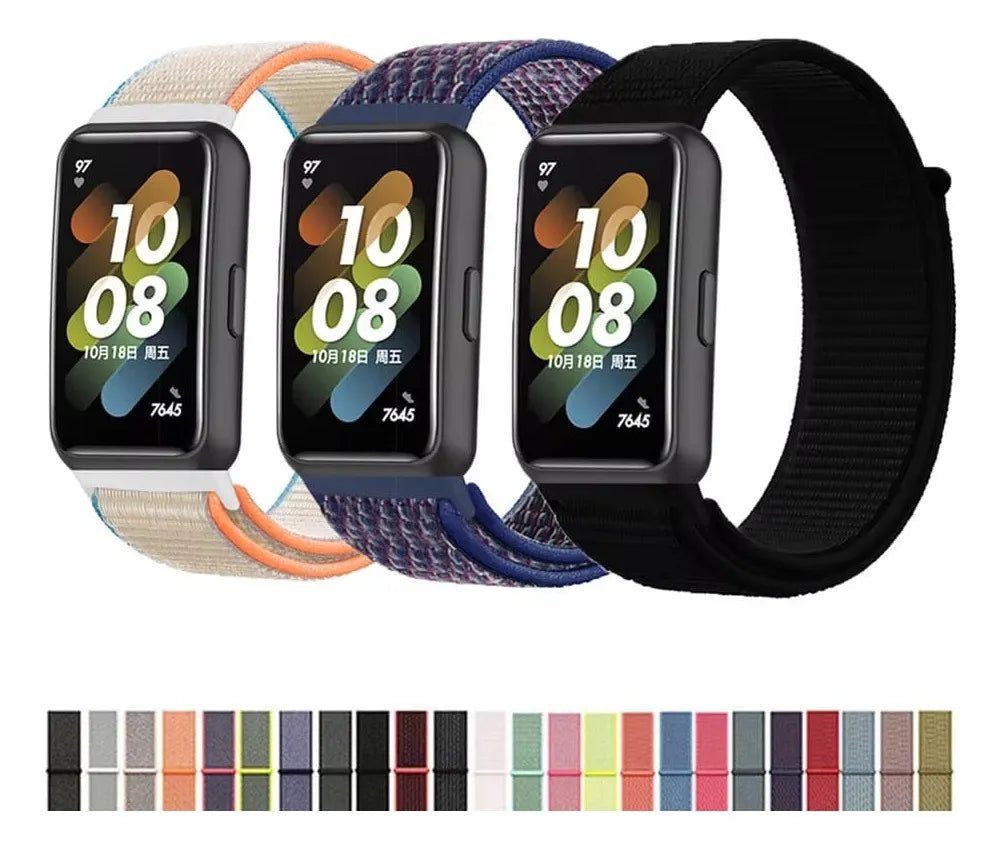 Correa Velcro De Nylon Para Huawei Band 8/9/10