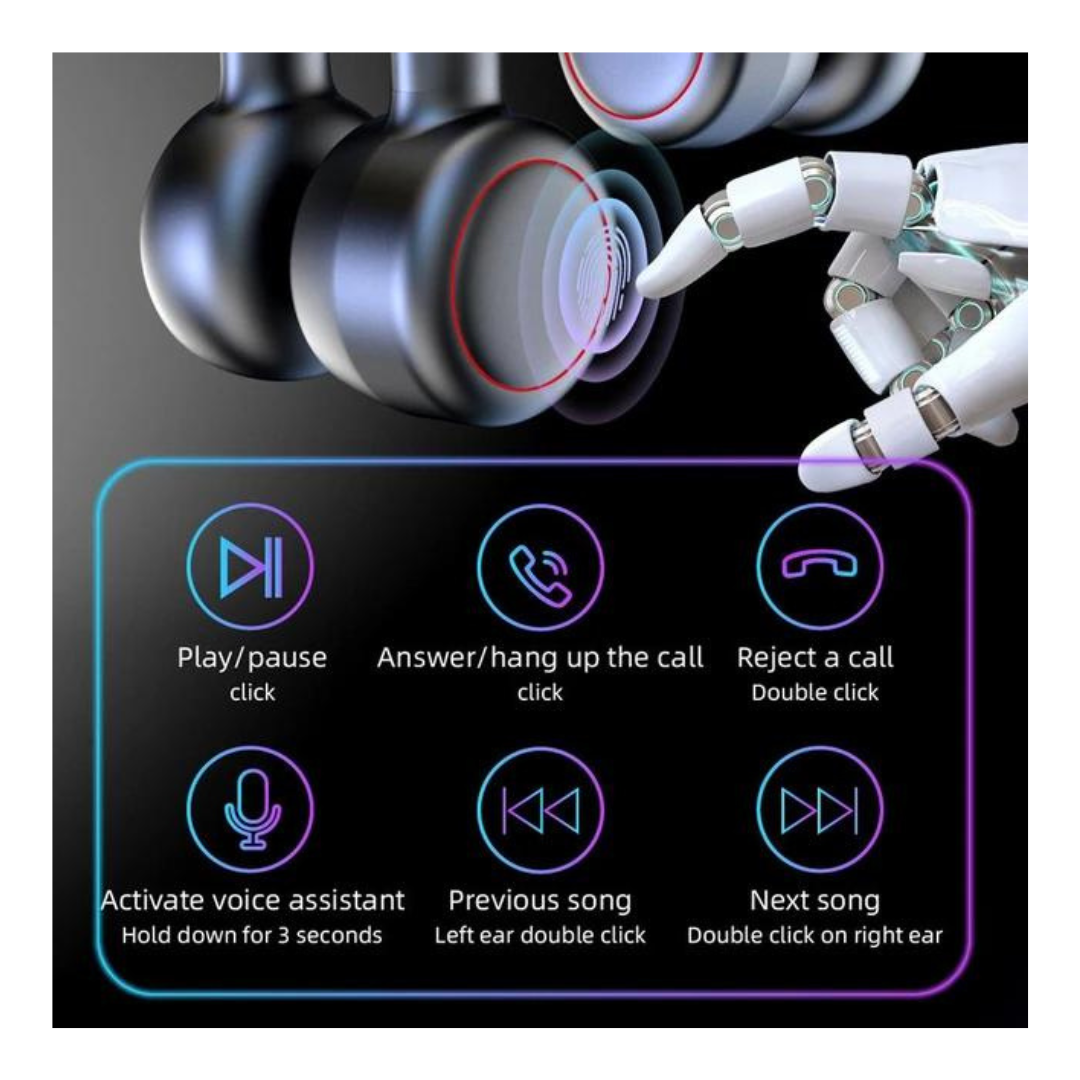Audifonos Gamer K23 inalámbricos Bluetooth, novedad 2024