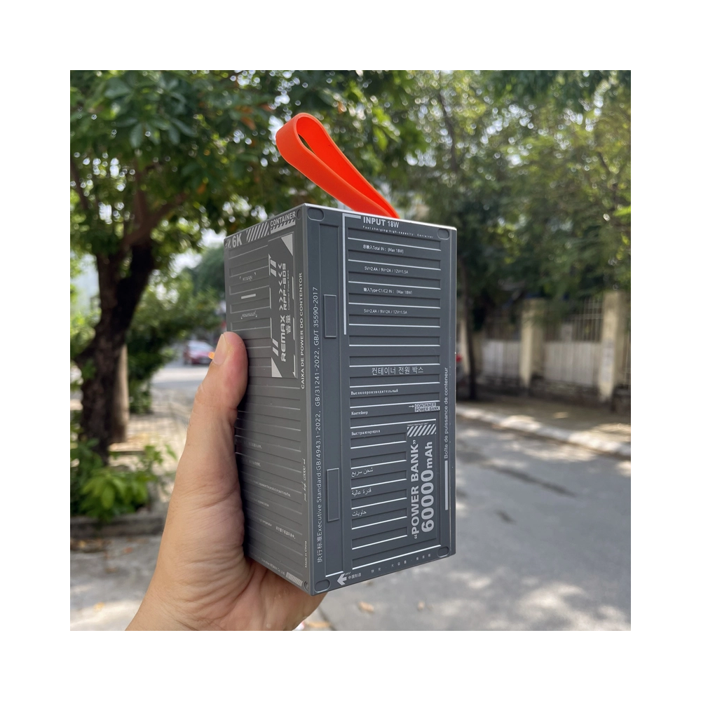 Power Bank 60000 mAh 22.5w con pantalla LED, Remax