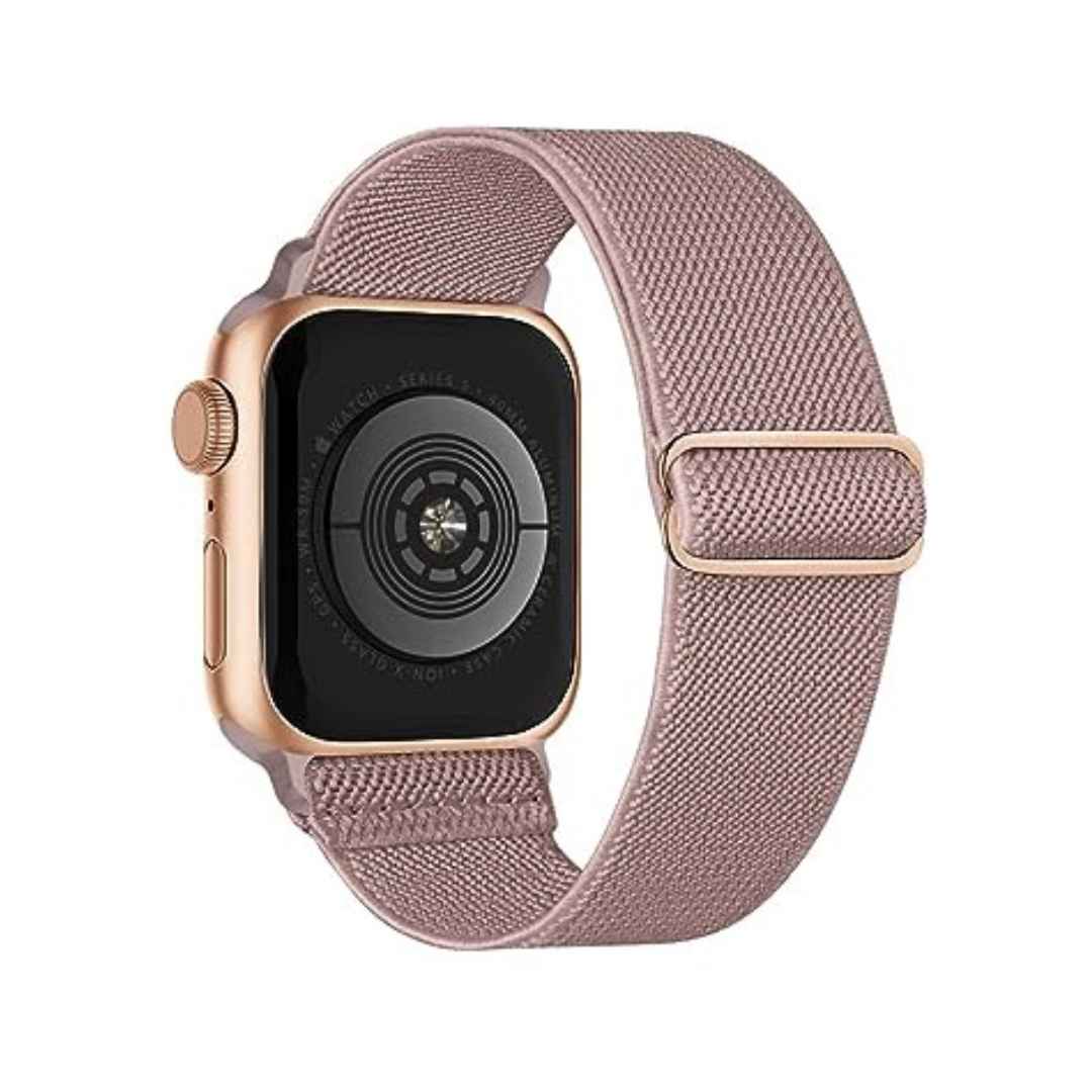 Bandas elásticas de nylon compatibles con Apple Watch 6/5/4/3/2/1 SE