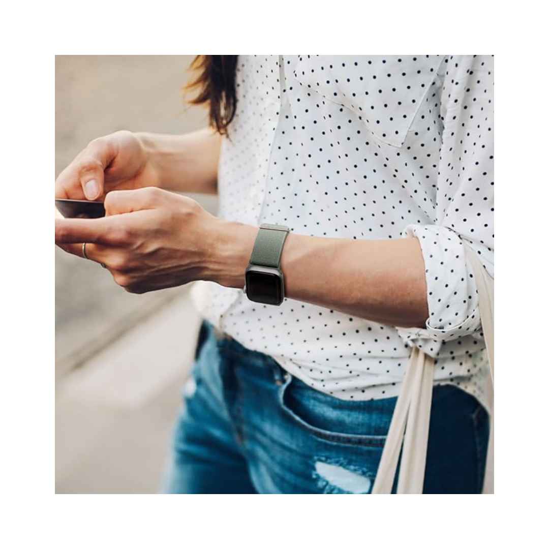 Bandas elásticas de nylon compatibles con Apple Watch 6/5/4/3/2/1 SE
