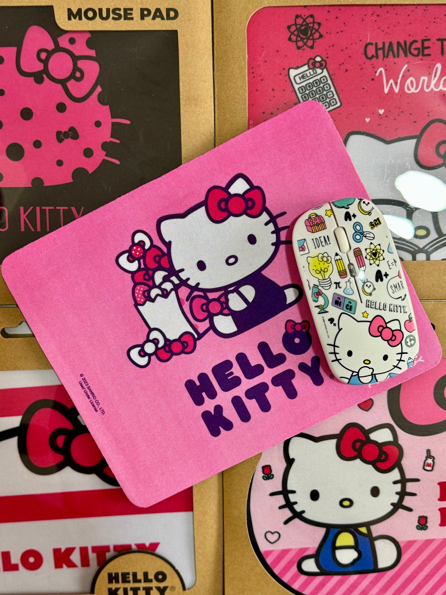 Mouse con diseño inalámbrico 24 GHZ, 1600 DPI - Original Hello Kitty