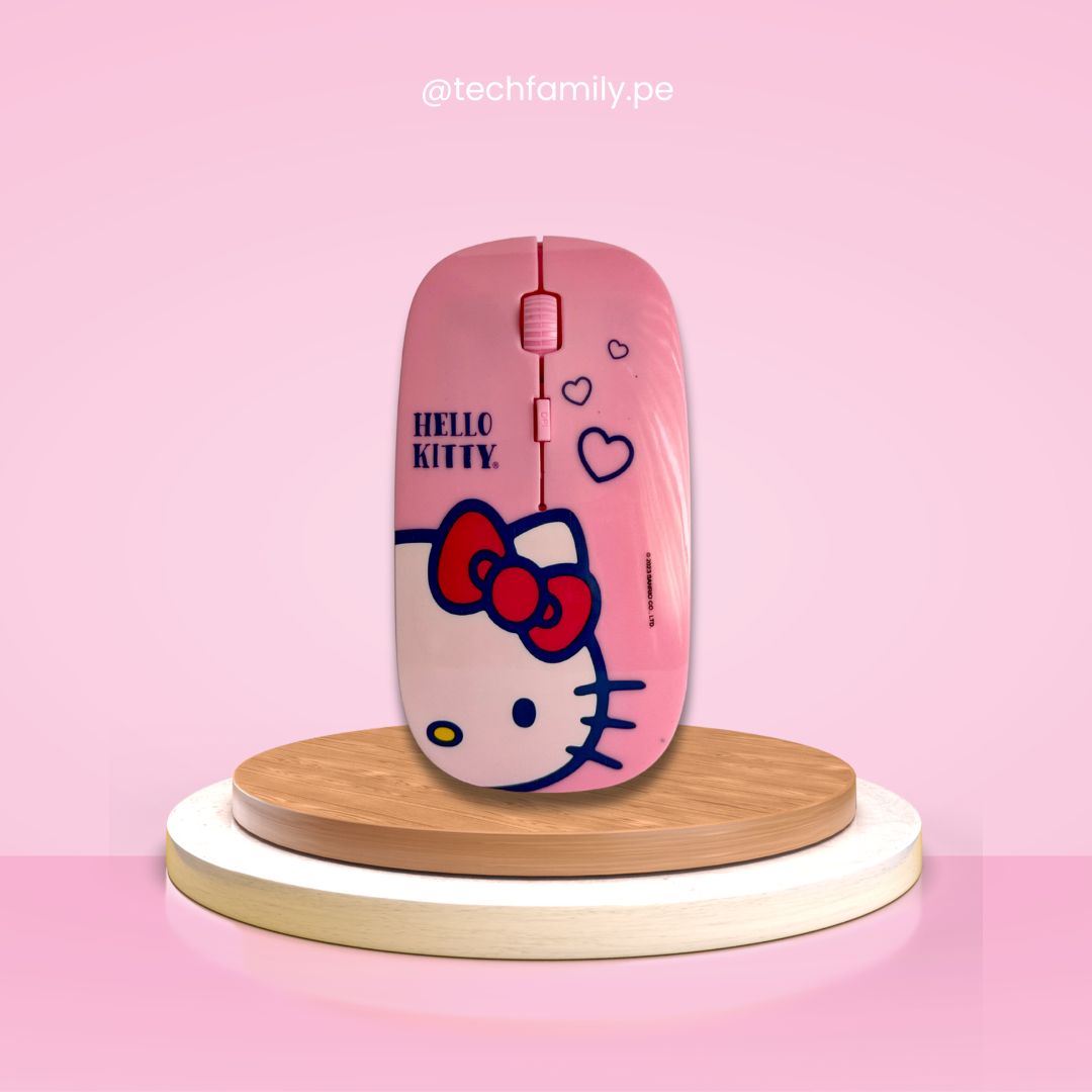 Mouse con diseño inalámbrico 24 GHZ, 1600 DPI - Original Hello Kitty