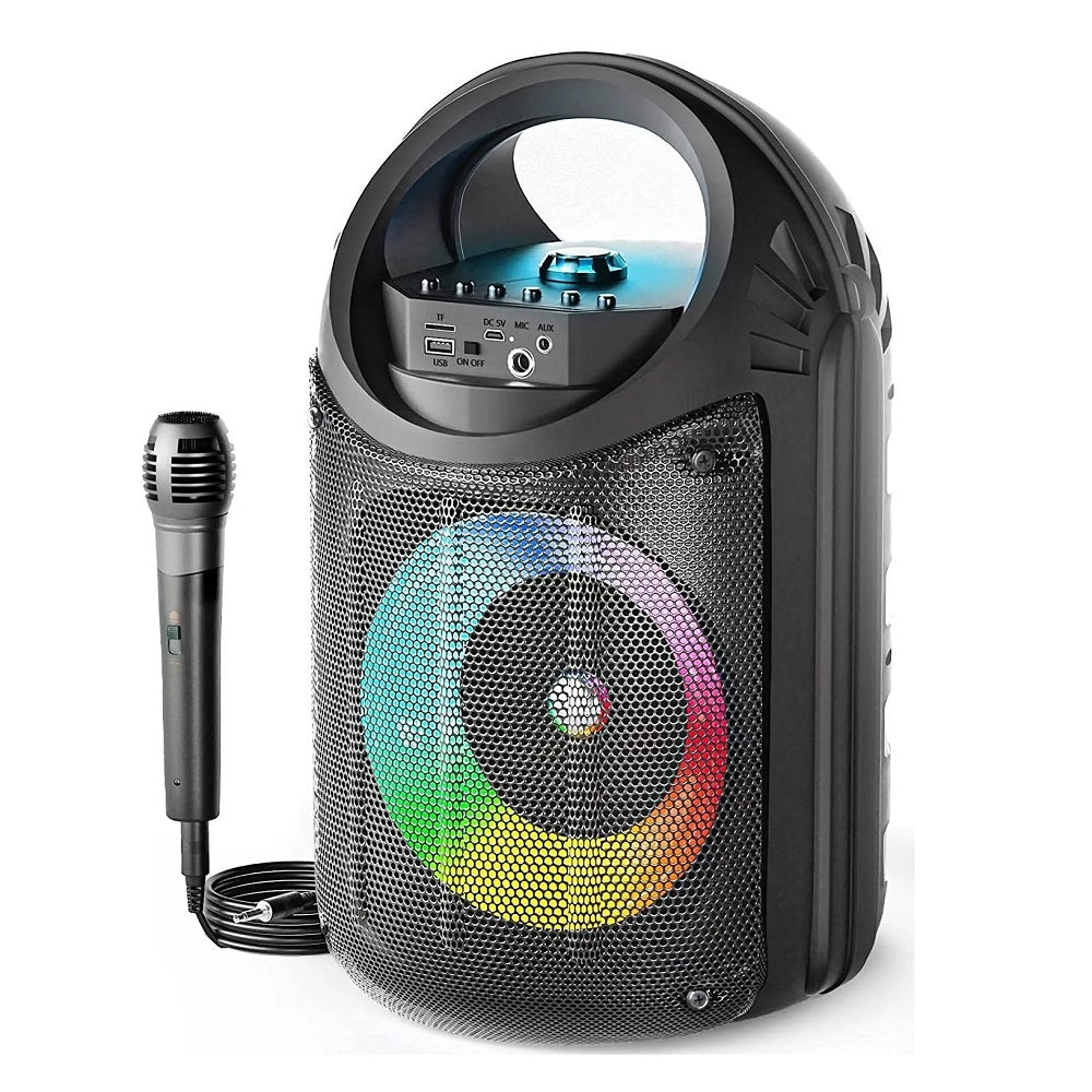 Parlante inalámbrico ZQS 6122, BLUETOOTH LUZ LED