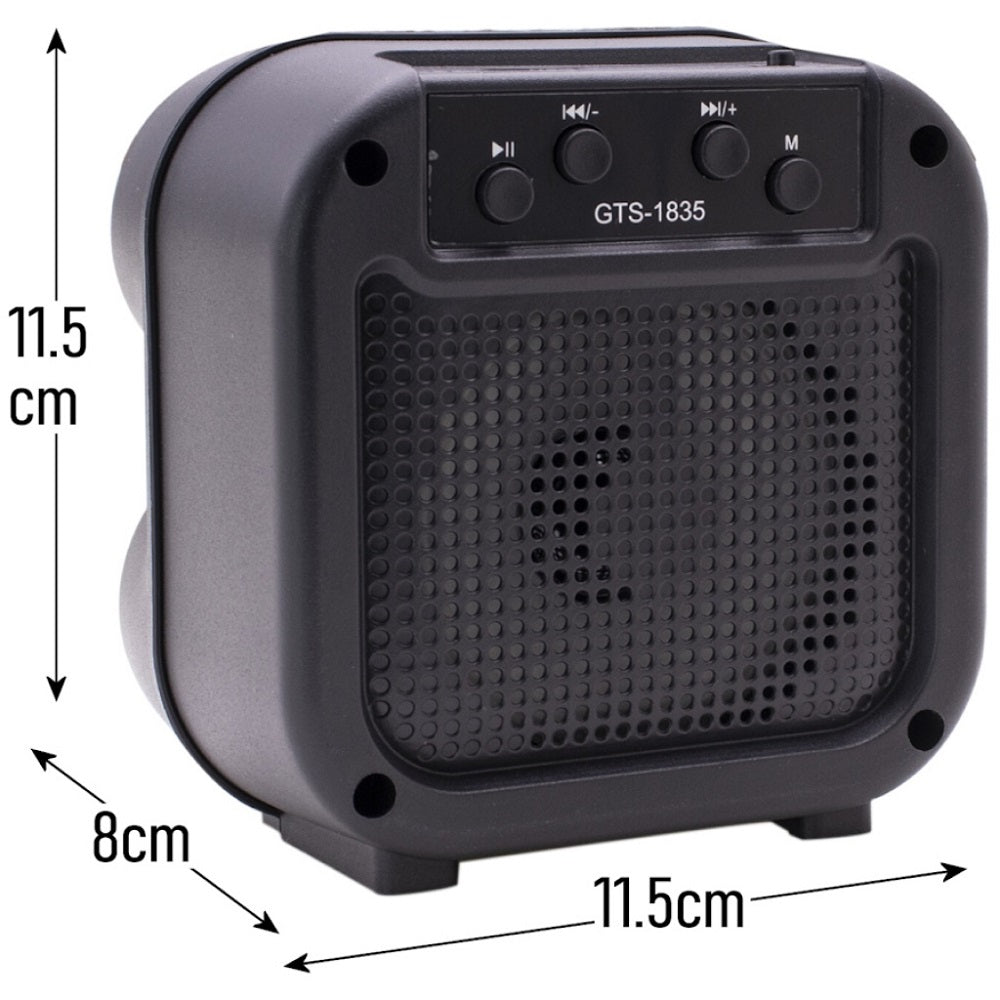 PARLANTE INALÁMBRICO GTS-1835 BLUETOOTH LUZ LED C