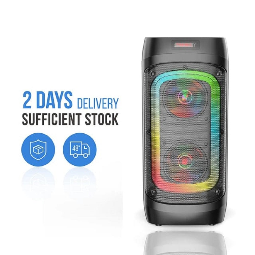 Parlante inalámbrico ZQS 4245, BLUETOOTH LUZ LED