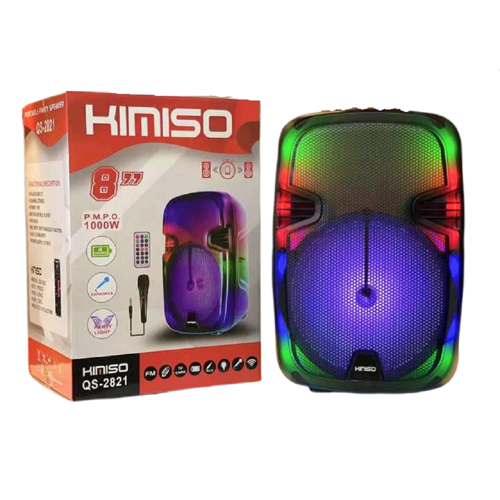 Parlante inalámbrico ZQS 2821, BLUETOOTH LUZ LED