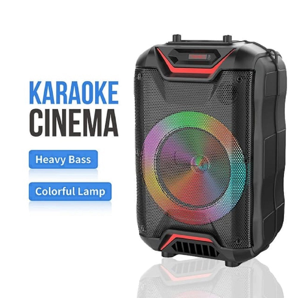 Parlante inalámbrico ZQS 8128, BLUETOOTH LUZ LED