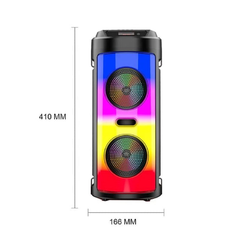 Parlante inalámbrico ZQS 4248, BLUETOOTH LUZ LED