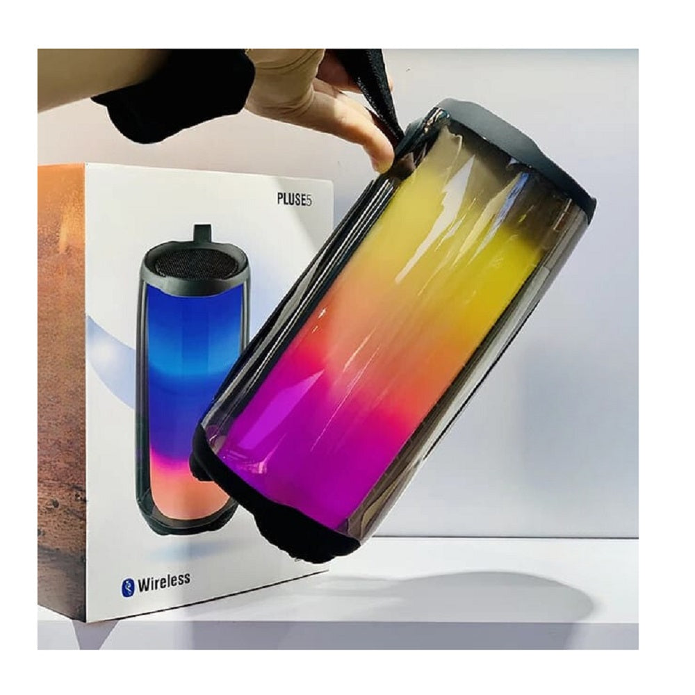 PARLANTE INALÁMBRICO PLUSE 5 BLUETOOTH LUZ LED WHITE