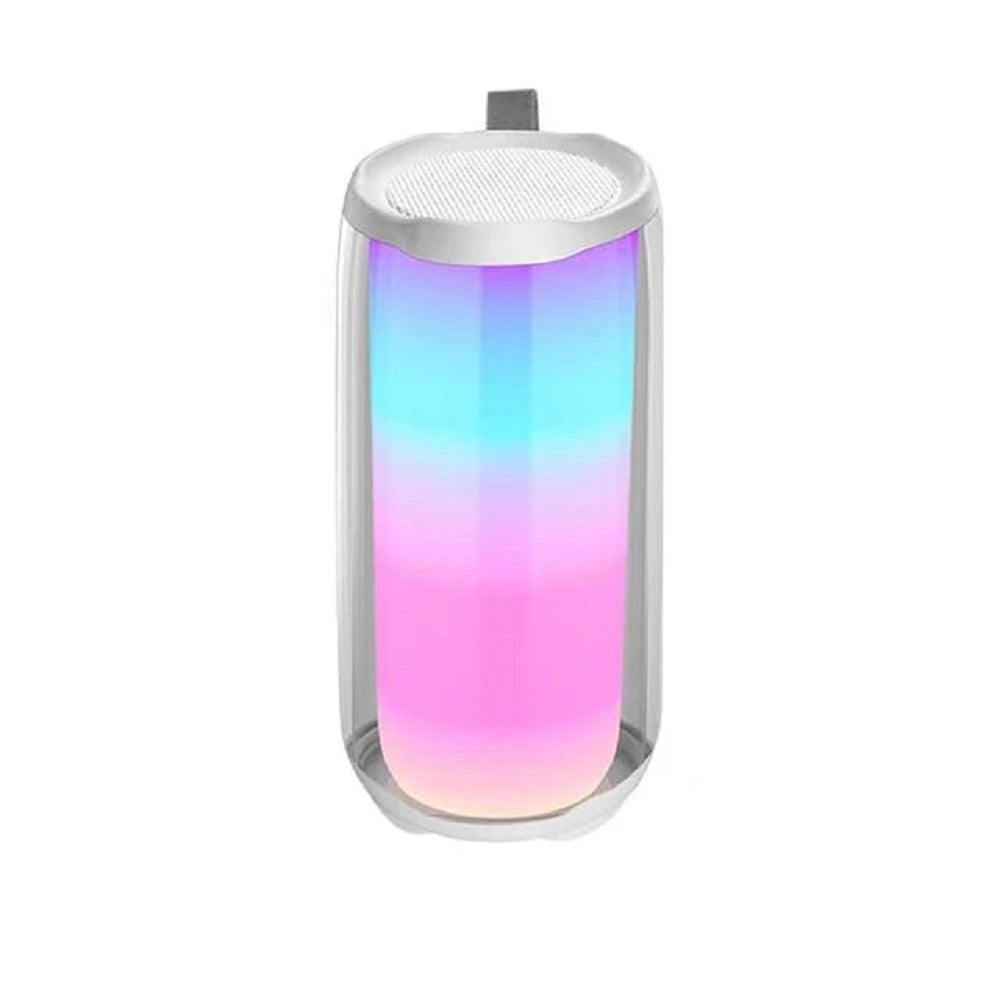 PARLANTE INALÁMBRICO PLUSE 5 BLUETOOTH LUZ LED WHITE