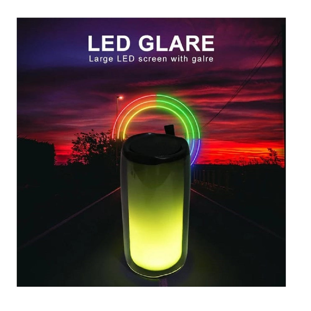 PARLANTE INALÁMBRICO PLUSE 5 BLUETOOTH LUZ LED WHITE