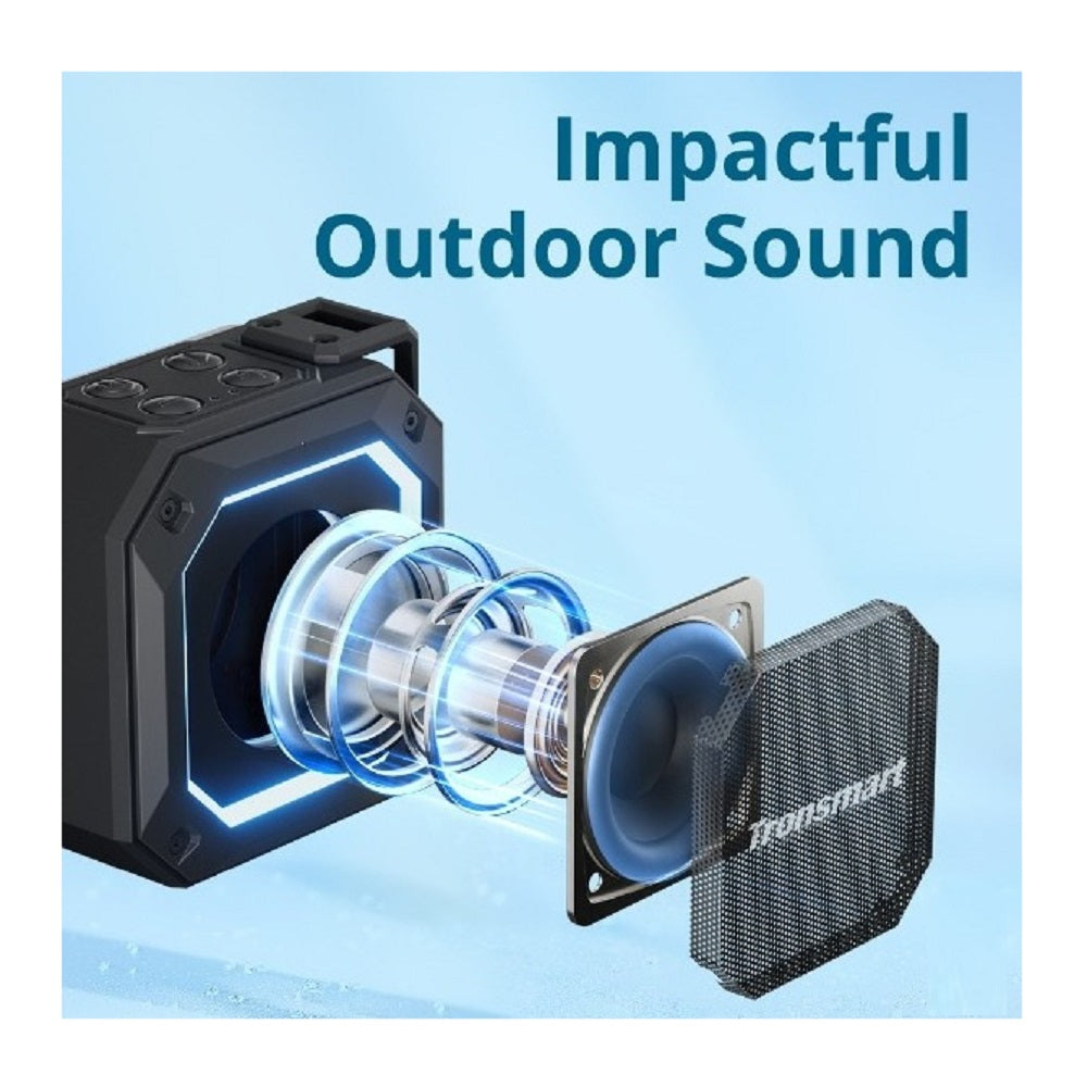 Parlante Element groove 2 Tronsmart, portatil inalámbrico, Bluetooh, resistente al agua