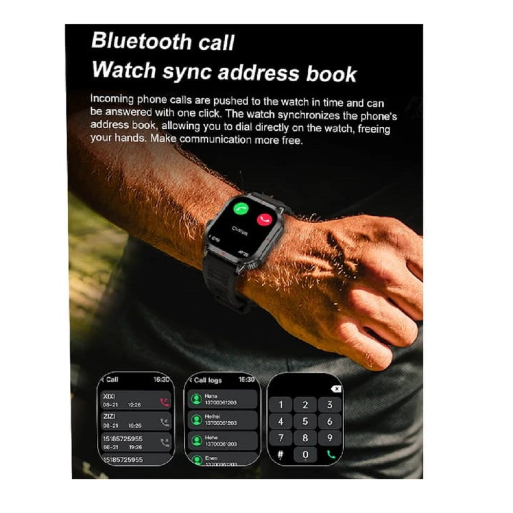 Reloj inteligente DK66 con Bluetooth, dispositivo con llamadas, NFC