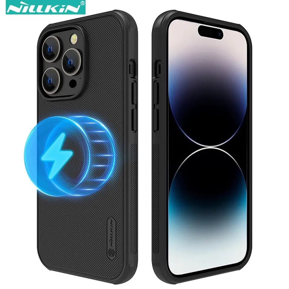 Case magnético para iPhone 12/3/14/15/Mini/Pro/Max, compatibilidad MagSafe