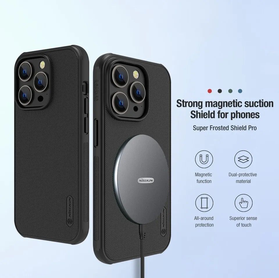 Case magnético para iPhone 12/3/14/15/Mini/Pro/Max, compatibilidad MagSafe