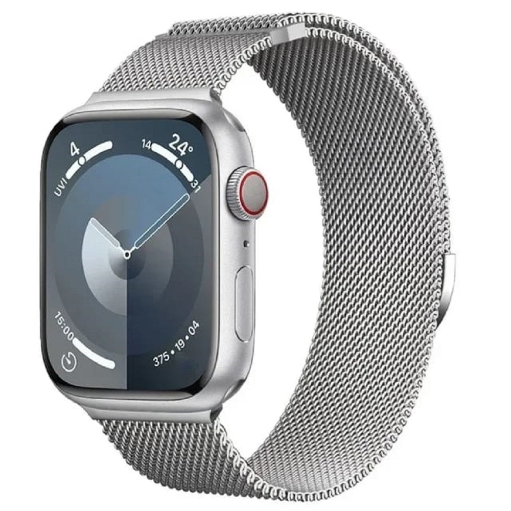 Correa de acero en milanés para Apple Watch 4/5/6/7/8/9/SE/Ultra