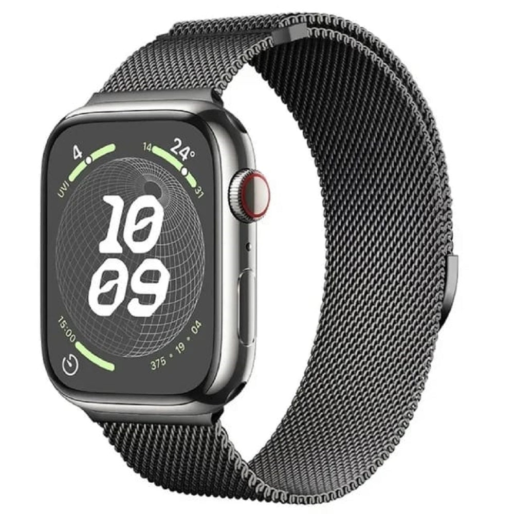 Correa de acero en milanés para Apple Watch 4/5/6/7/8/9/SE/Ultra
