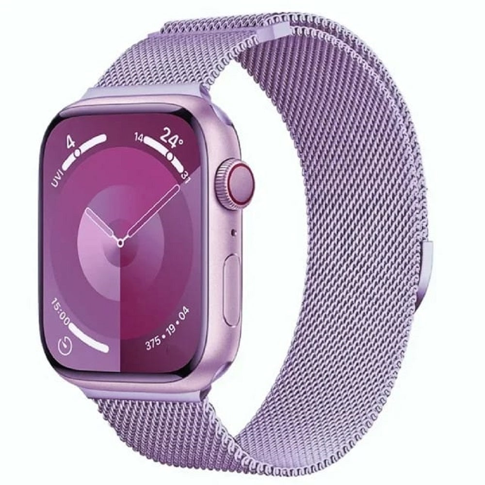 Correa de acero en milanés para Apple Watch 4/5/6/7/8/9/SE/Ultra