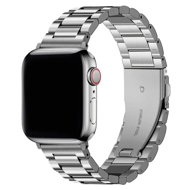 Correa de acero en eslabones para Apple Watch 4/5/6/7/8/9/SE/Ultra