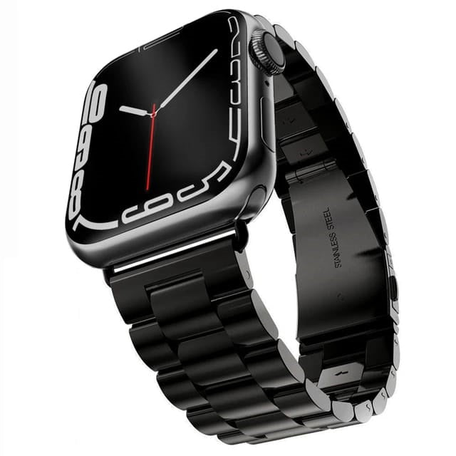 Correa de acero en eslabones para Apple Watch 4/5/6/7/8/9/SE/Ultra