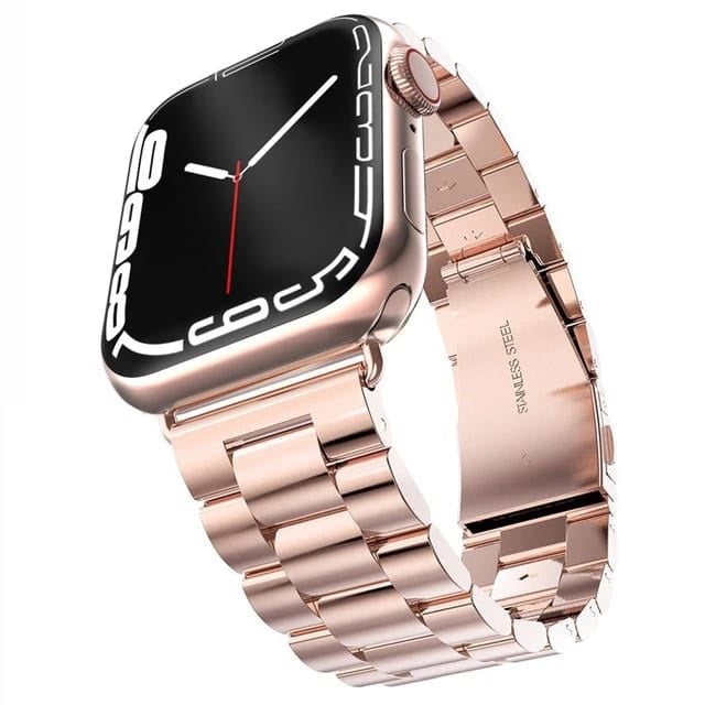 Correa de acero en eslabones para Apple Watch 4/5/6/7/8/9/SE/Ultra