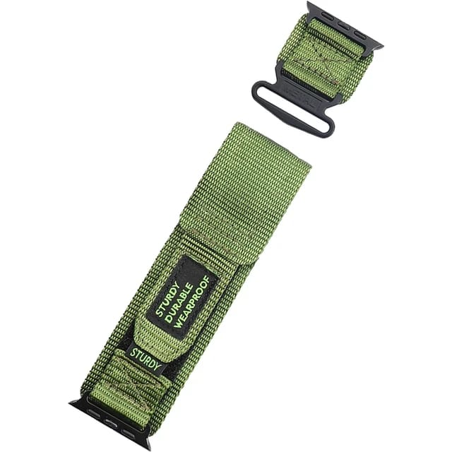 Correa de nylon estilo deportivo para Apple watch 4/5/6/7/8/9/SE/Ultra