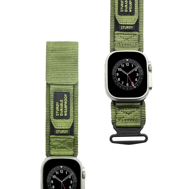 Correa de nylon estilo deportivo para Apple watch 4/5/6/7/8/9/SE/Ultra