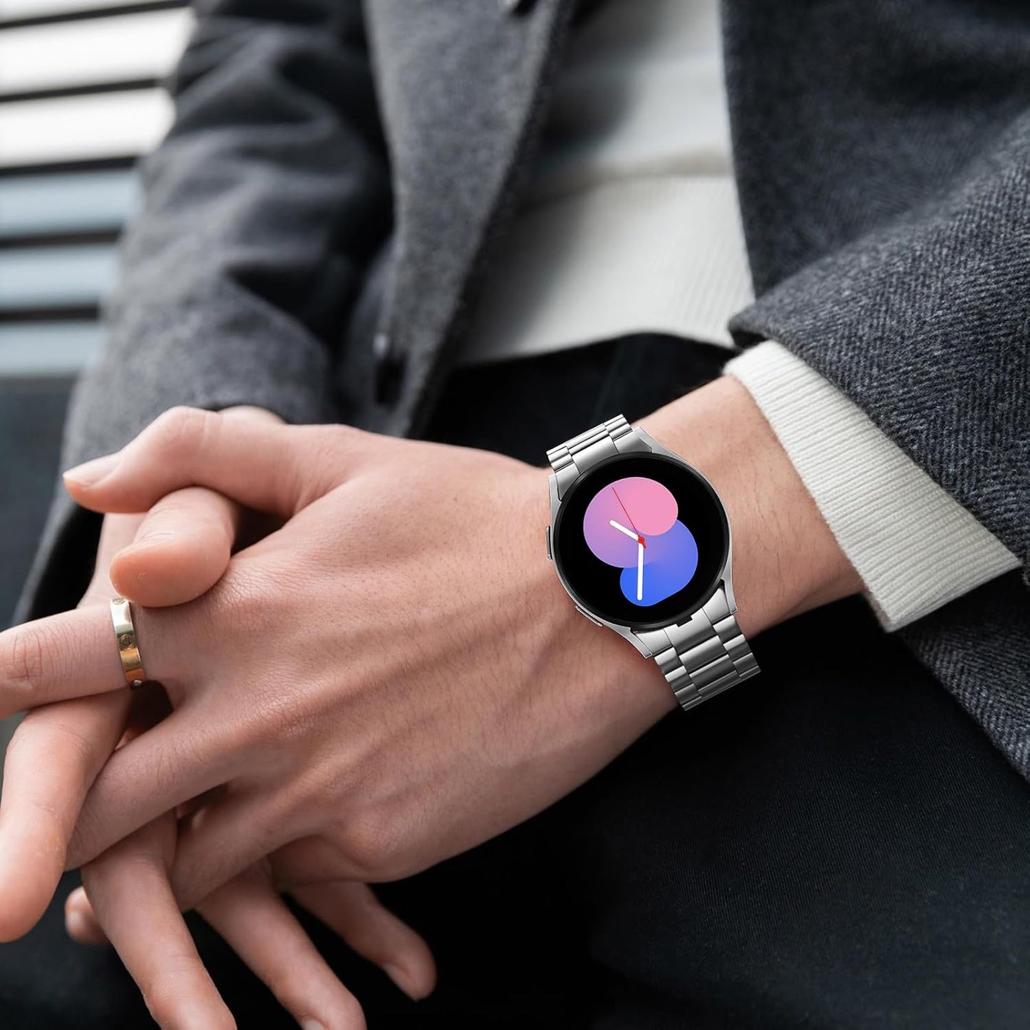 Correa metálica en eslabones para Samsung Watch 7/6/5/4