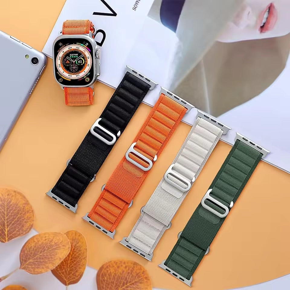 Correa Alpine nylon para Apple Watch Serie 4/5/6/7/8/9/10/SE/Ultra