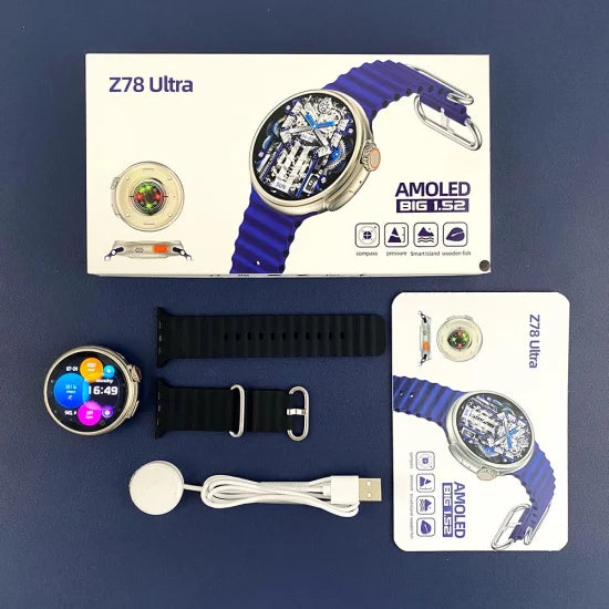 Smartwatch z78 Ultra, Amoled Big 1.52